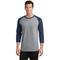 Port & Company® Core Blend 3/4-Sleeve Raglan Tee